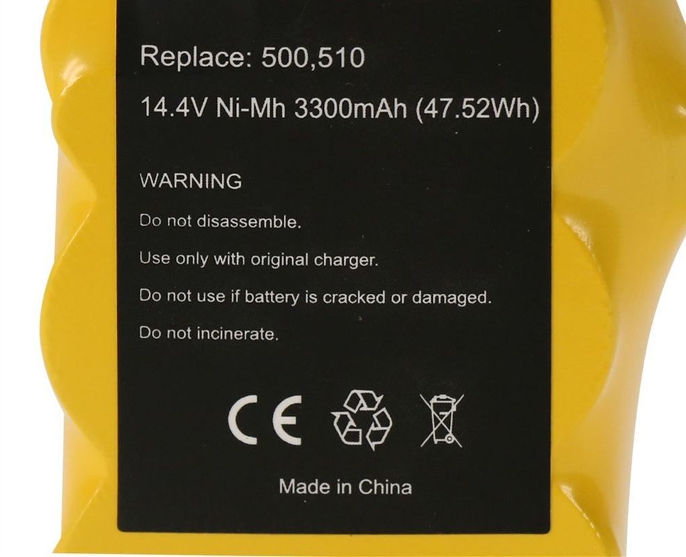 Batería de reemplazo 3300mAh para Irobot Roomba R3 500, 600, 700 para aspiradora