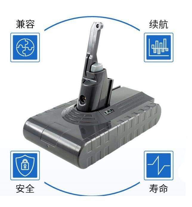 21Paquete de baterías de reemplazo de Li-ion Dyson para aspiradoras de mesa portátiles V8 V7