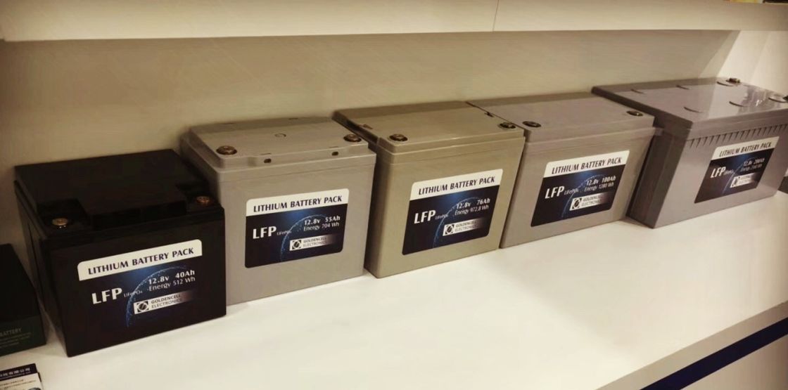 12.8V 100ah ODM Batería recargable LiFePO4 Tipo Li-ion de litio