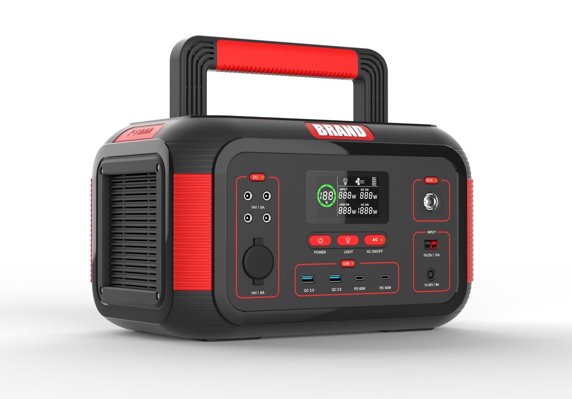 USB 1000W 22.2V 36.4ah Recargable Estación de energía solar portátil para el hogar al aire libre