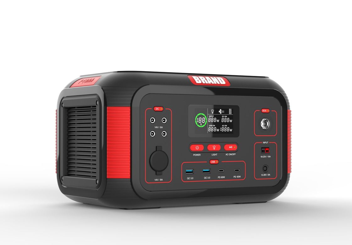 USB 1000W 22.2V 36.4ah Recargable Estación de energía solar portátil para el hogar al aire libre