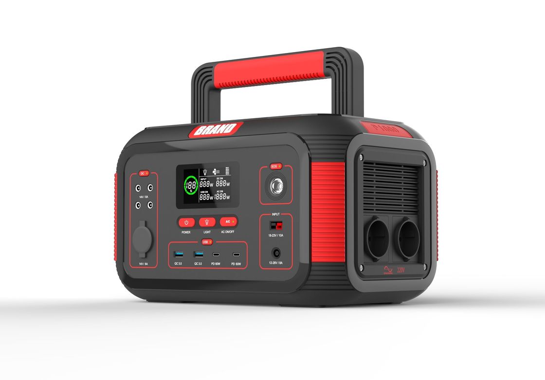 USB 1000W 22.2V 36.4ah Recargable Estación de energía solar portátil para el hogar al aire libre