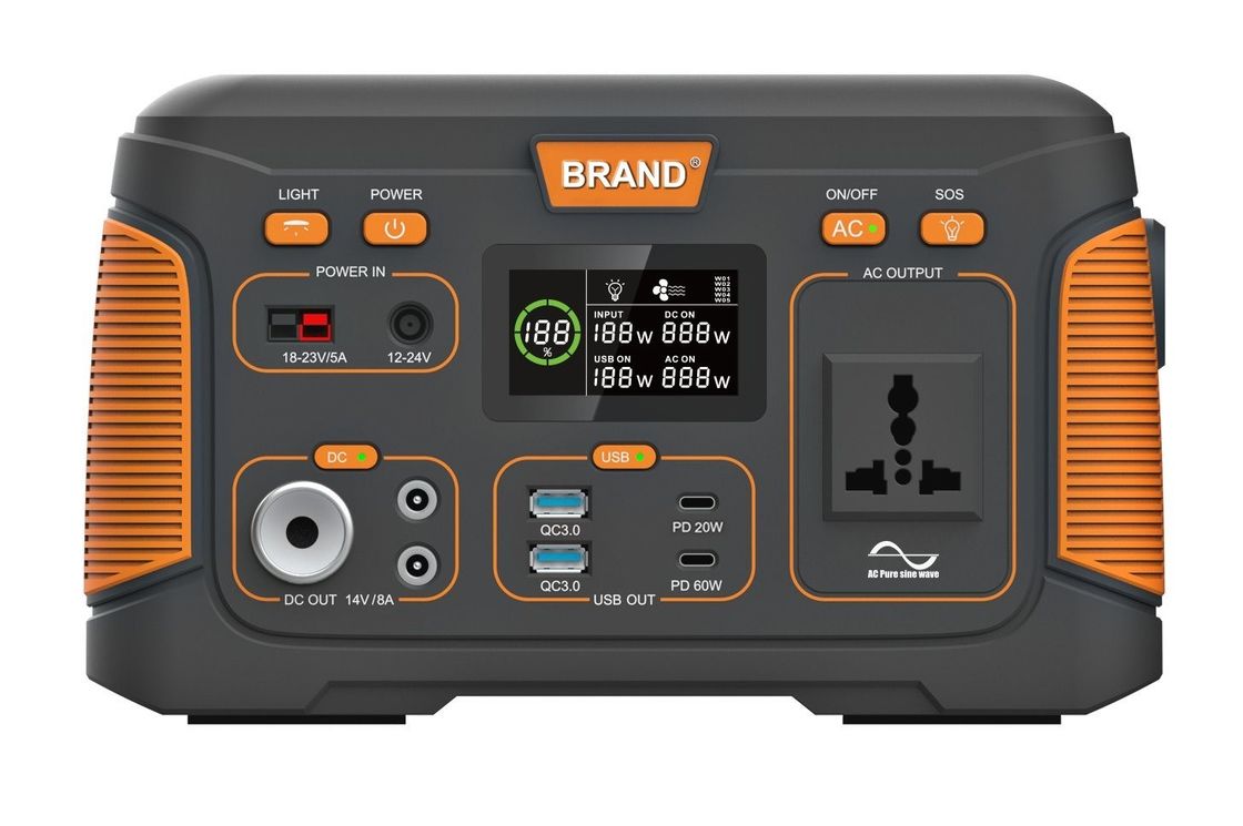 USB 500W 14.8V 30ah Recargable Estación de energía solar portátil para el hogar Acampada al aire libre
