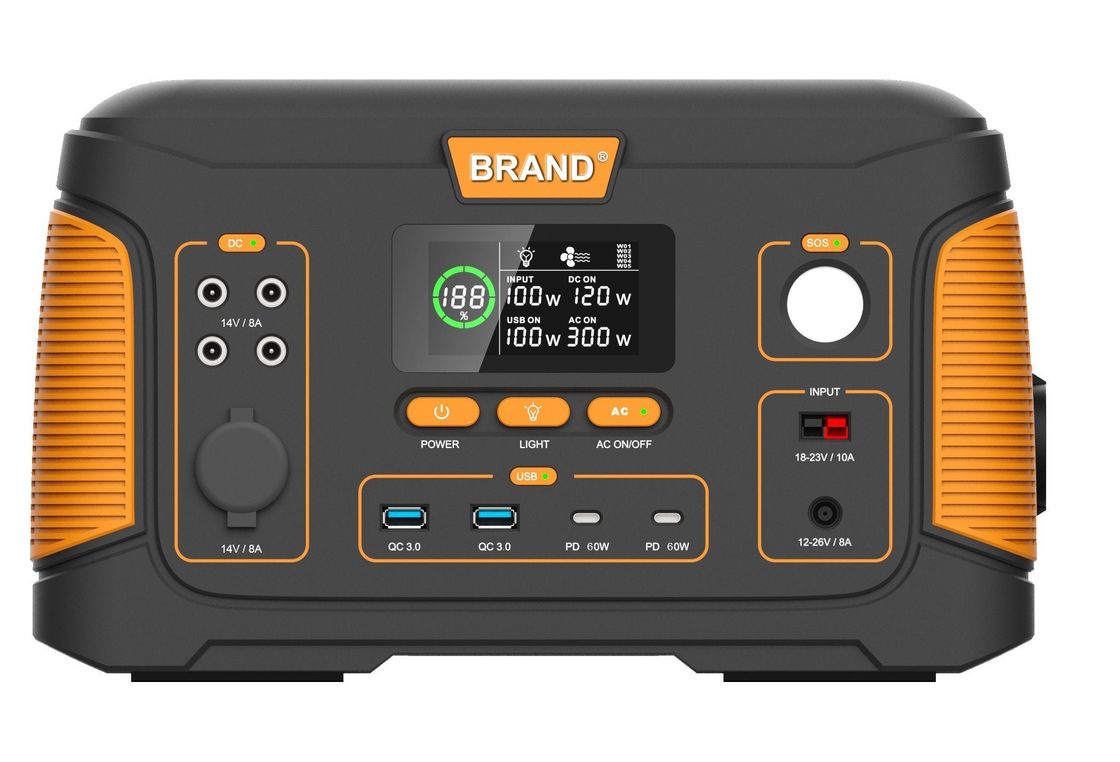 Inicio/ Exterior/ Camping Estación de energía solar portátil USB 650W 22.2V 28.6ah Recargable