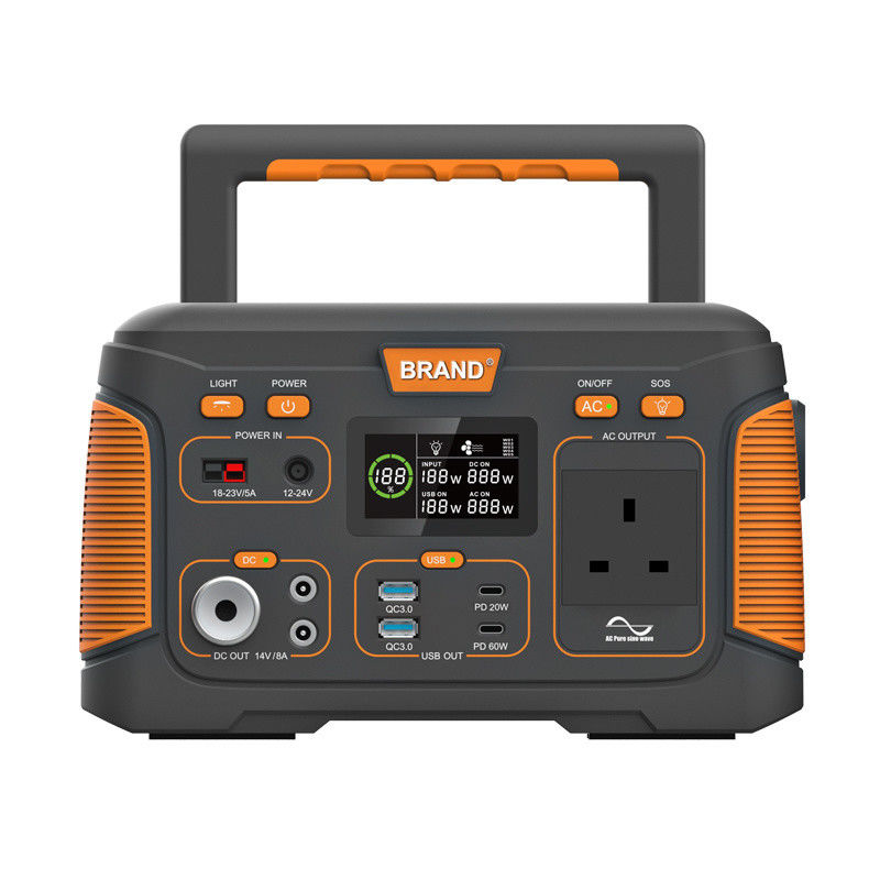 Generador solar de 300W Estación de energía portátil para acampar Emergencias Energía doméstica para pesca nocturna