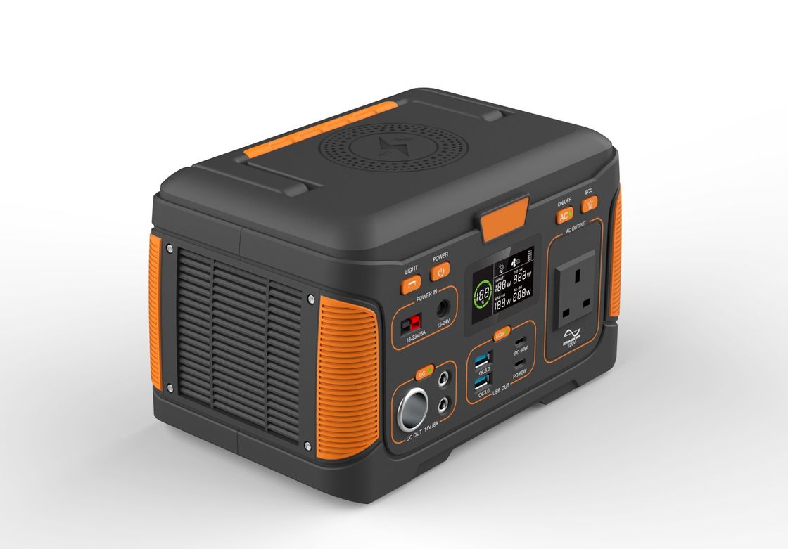Estación de batería portátil al aire libre de 300W Fuente de alimentación móvil para picnic Estación de alimentación de 12V para acampar y pescar