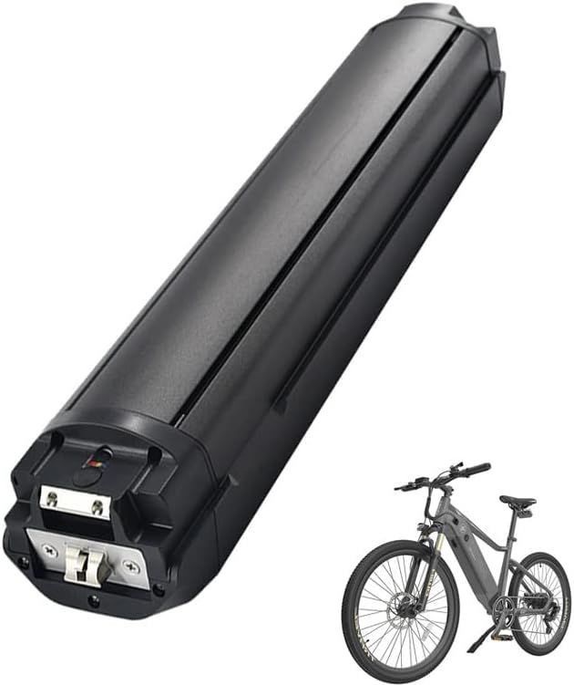 48V 10.4ah Batería de reemplazo para bicicleta eléctrica 13s5p Negro 30A Protección de PCB con cargador USB 5V