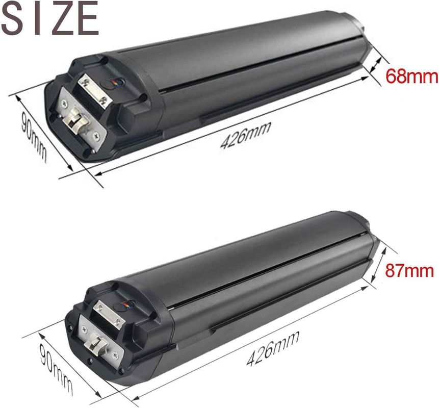 48V 8ah 10ah 12ah 15ah 18ah E Bicicleta Batería de litio Marco interior Batería de Ebike Downtube