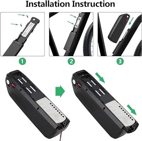 Hailong Downtube ZZ98 Batería de litio con puerto USB para BLAUPUNKT, motor de 36V 50W-700W