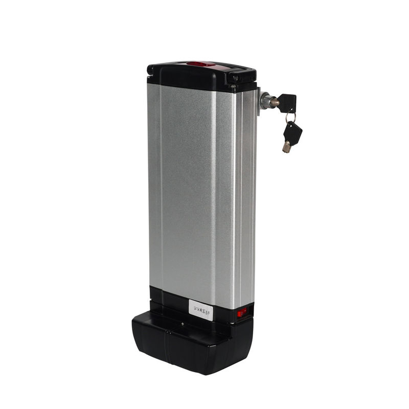 Batería de reemplazo de la bicicleta larga ciclo 48V 250W 500W Plata trasero de repuesto recargable Batería de la bicicleta Fiets Accufahrrad Akku Fur Elektrofahrrader Batería de litio