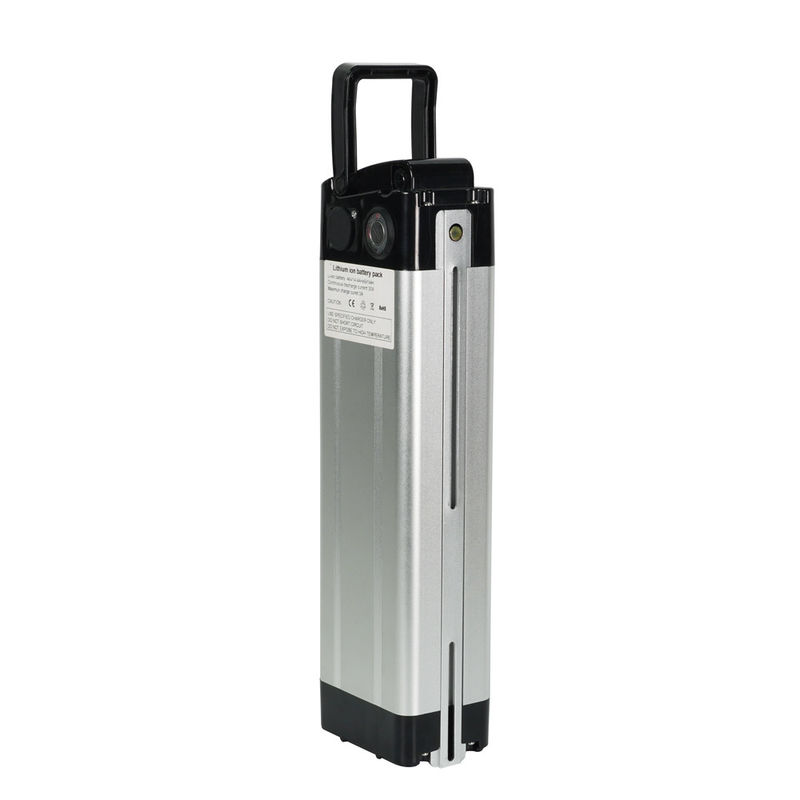 Batería para bicicleta de pez plateado E-tipo E 1000W 24V 36V 48V 10ah 15ah 20ah Batería para scooter eléctrico Batería para bicicleta 18650 Batería para tubos celulares Accu para aspiradoras