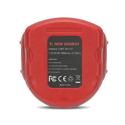 Batería recargable de 3,0 mAh Bosch 7,2 V Ni-CD Ni-MH 2 607 335 437, 2 607 335 587