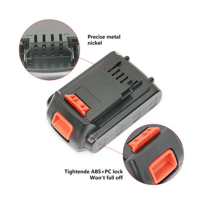 Baterías recargables para herramientas eléctricas Black & Decker 20V 3000mAh