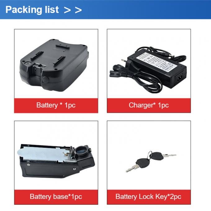 24V 10ah 250W 500W 18650 Ebike Electric Bicycle Li Batteries Lithium Ion Battery Pack Folding Electric Bike Battery