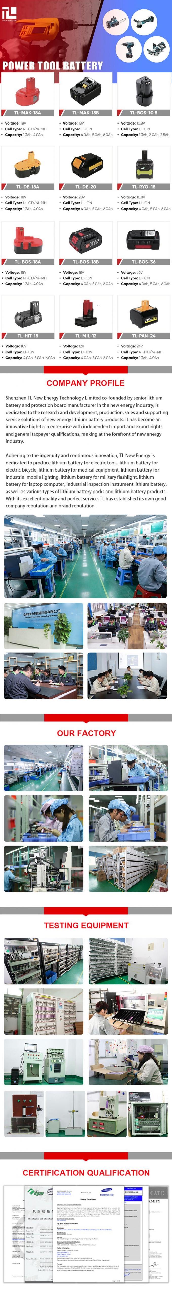 Rechargeable 14.4V 3.3ah Battery for Fromm P323 P324 P325 P320 Strapping Tools Battery Pack Rechargeable Battery CE Certificated Factory