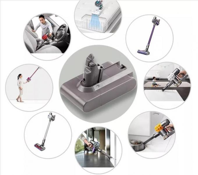 21.6V 2500mAh Dyson Vacuum Cleaner Replacement Li-ion Battery V6 V8 V10 Dyson V6 Battery LiFePO4 Battery Cell Manufacturer in China