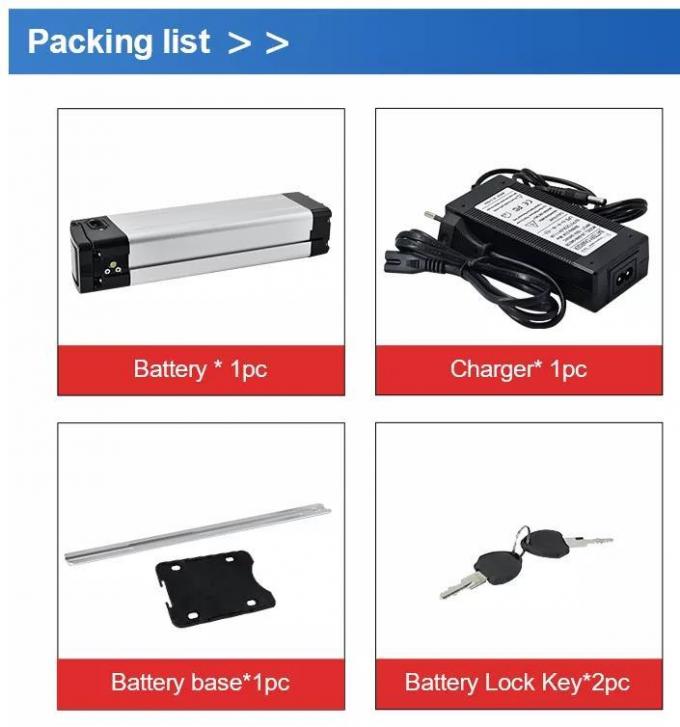 Lithium Ion Ebike Battery for Electric Bicycle 18650 Cell Battery for Electric Bicycle Electric Scooter 250W 500W 750W Akku Fur Elektrofahrrader Fiets Accu