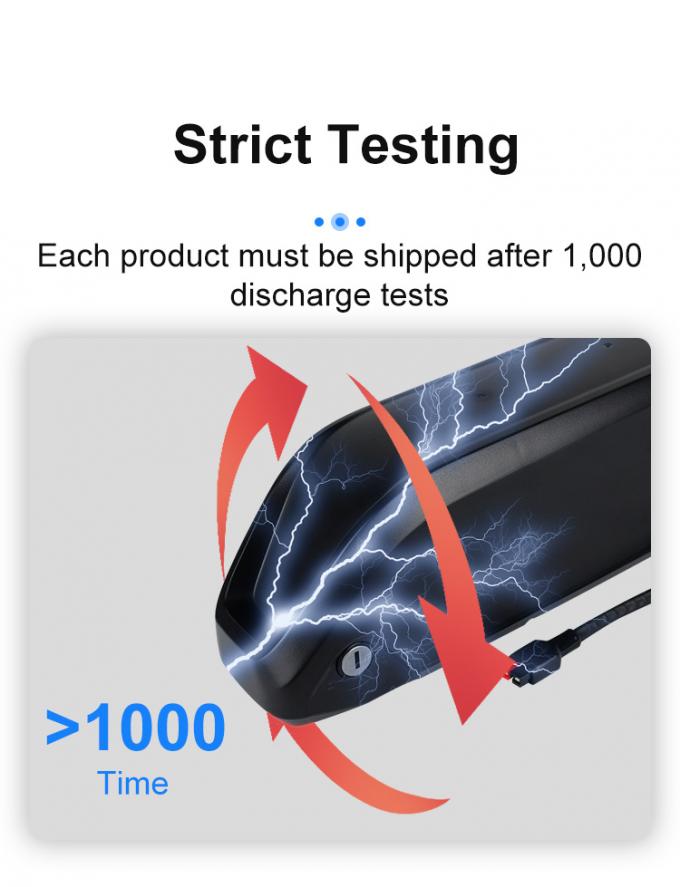 48V 13ah Rechargeable Li-ion Battery 18650 Cells Electric Bicycle Removable Battery Pack