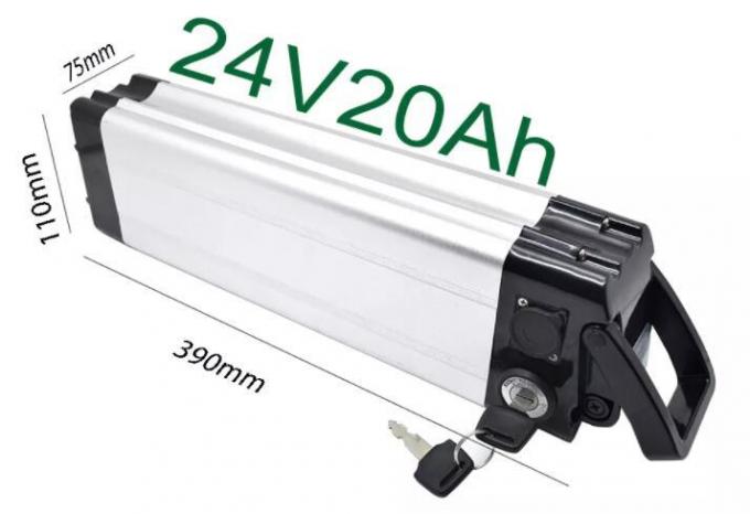 Silver Fish E-Type E Bike Battery 1000W 24V 36V 48V 10ah 15ah 20ah E-Scooter Battery Bicycle Battery 18650 Cell Downtube Akku Vacuum Cleaner Battery Pack