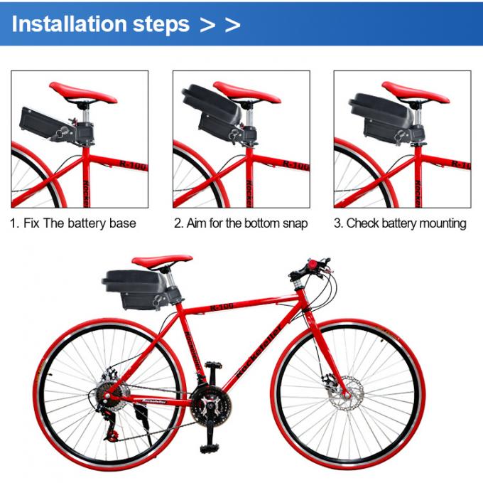 Powerful 10.4ah 11.6ah Storage Bike Battery E-Go Totem Viking Cortina